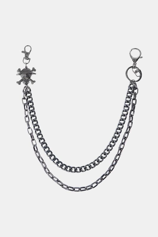 Treasure Point Shape Double Layer Alloy Belt Carauana Store