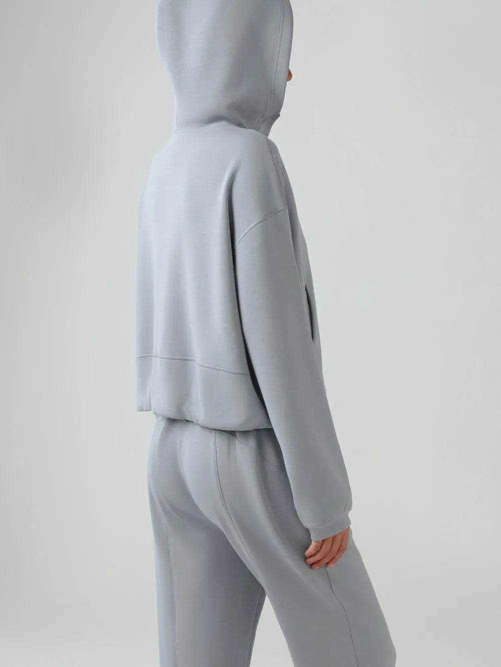 Millennia Zip Up Dropped Shouder Active Hooded Carauana Store
