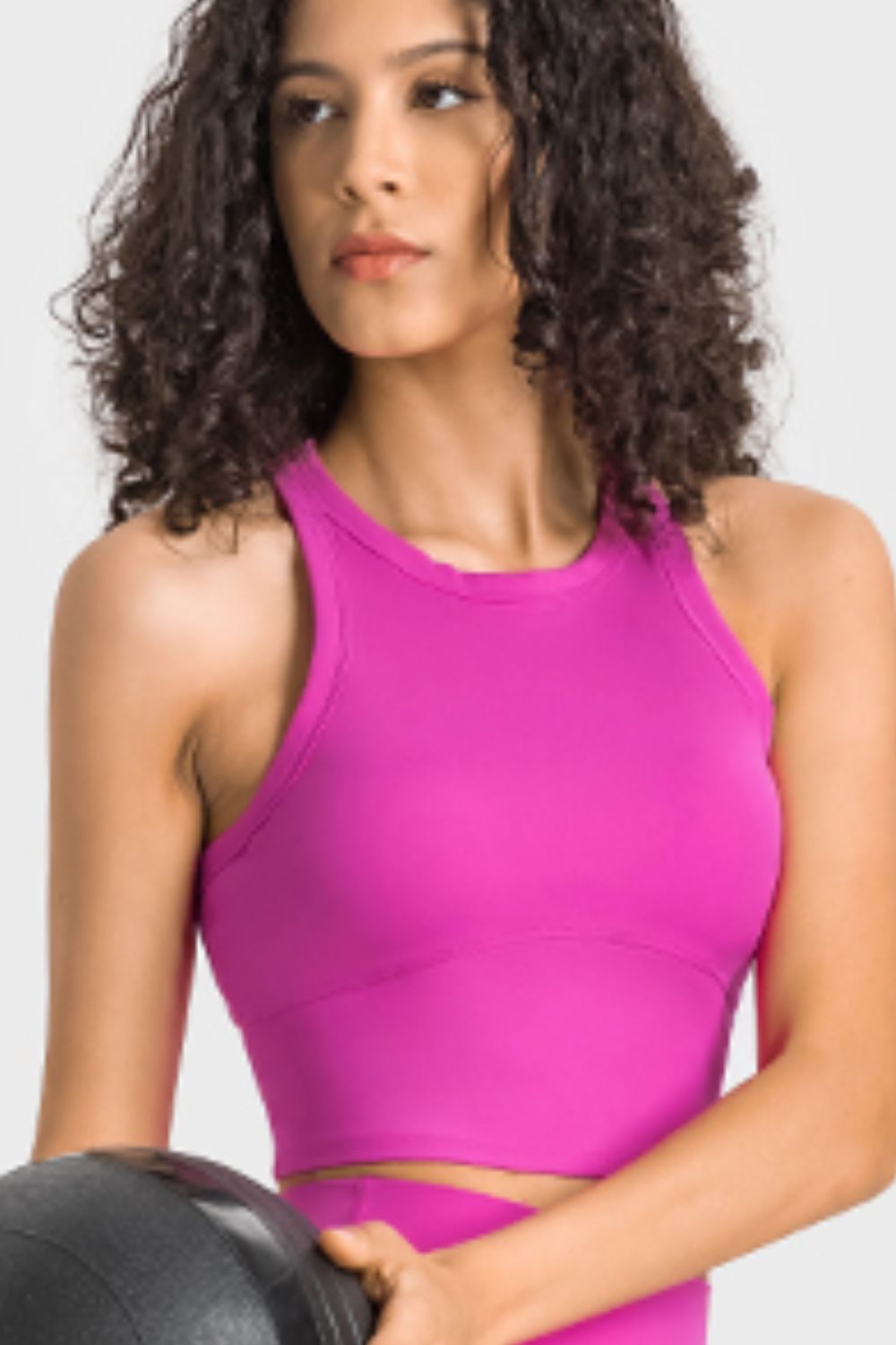 Millennia Racerback Cropped Sports Tank Carauana Store