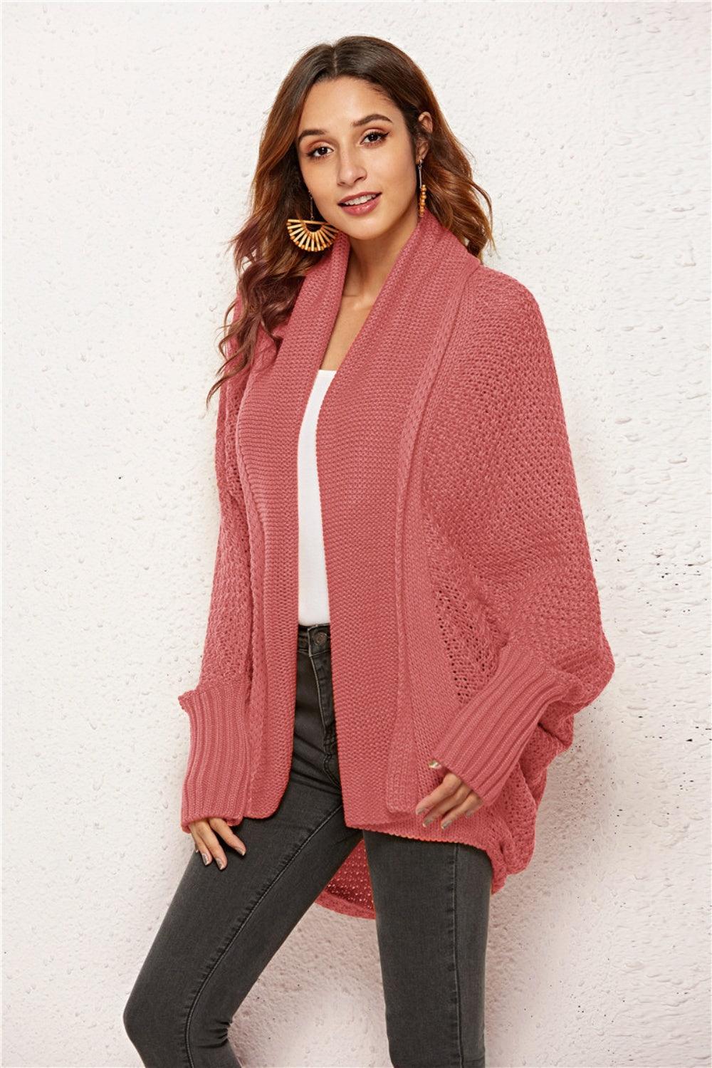 Angel Wings Open Front Batwing Sleeve Cardigan Carauana Store