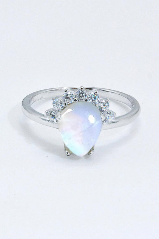 925 Sterling Silver Moonstone Ring