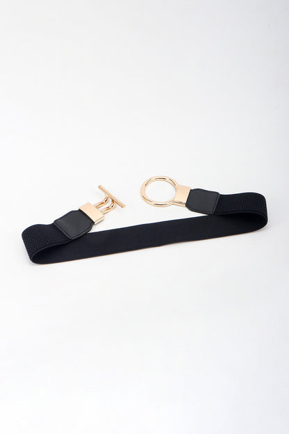 Circle Shape Buckle Zinc Alloy Buckle PU Leather Belt Carauana Store