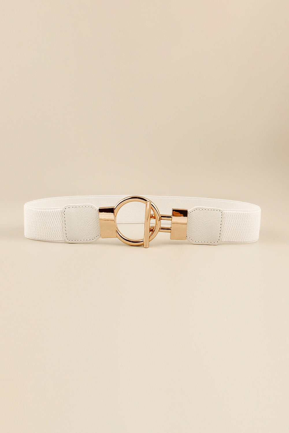 Circle Shape Buckle Zinc Alloy Buckle PU Leather Belt Carauana Store