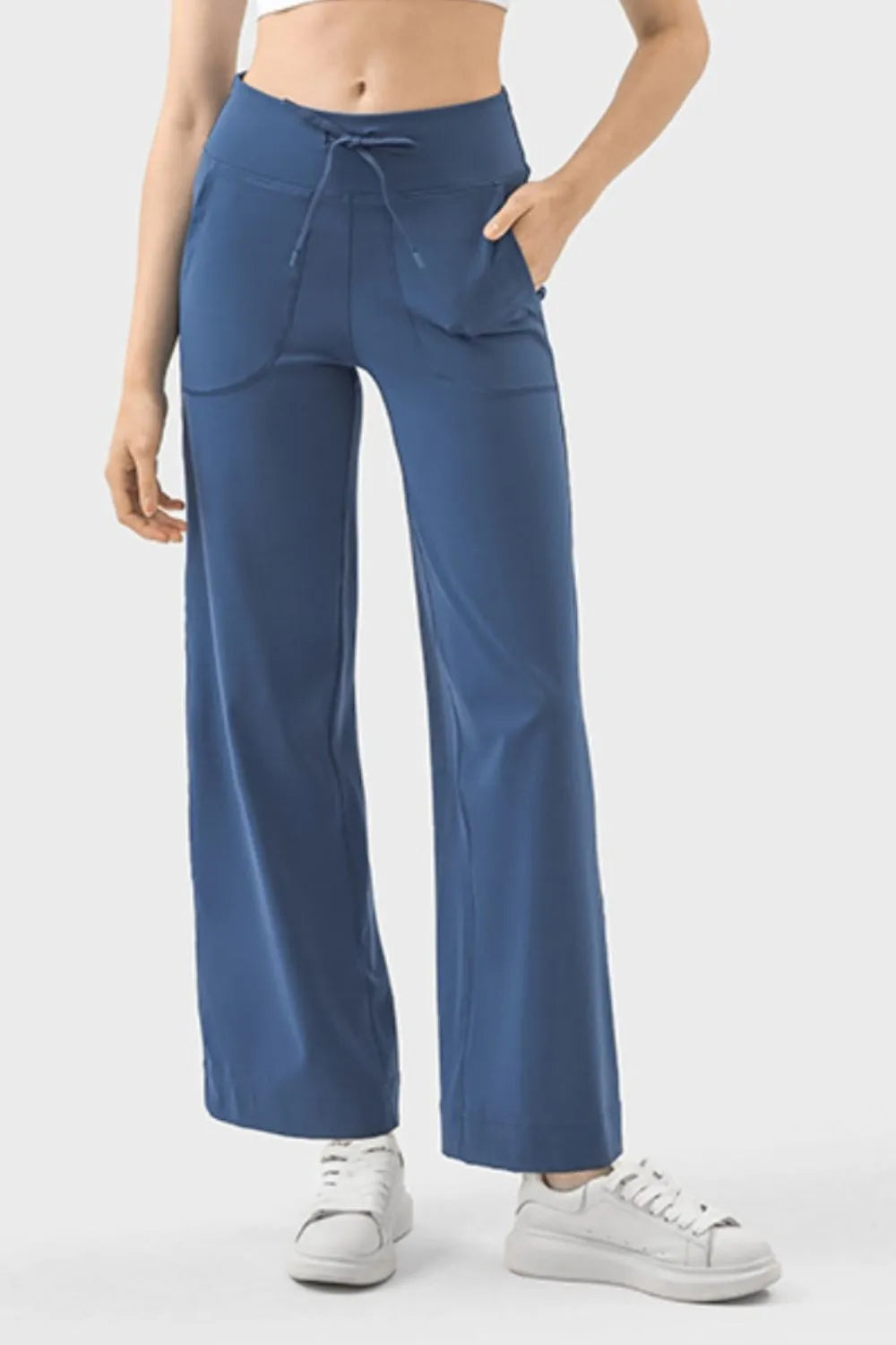 Millennia Drawstring Active Pants with Pockets Carauana Store