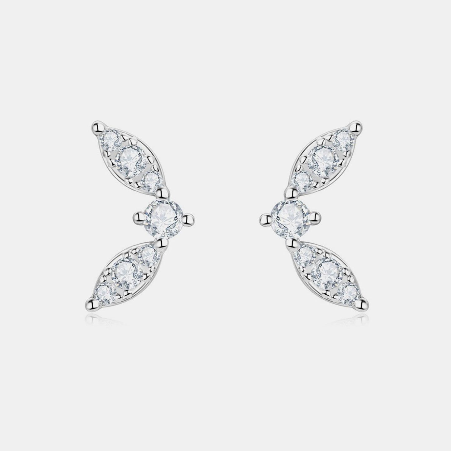 Moissanite 925 Sterling Silver Stud Earrings