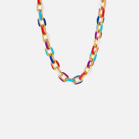 18K Gold-Plated Titanium Steel Necklace