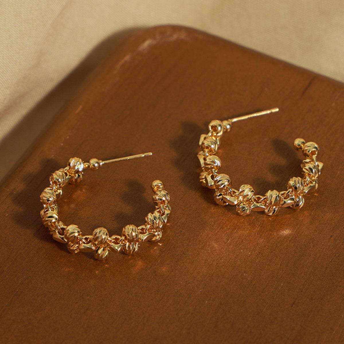 Titanium Steel C-Hoop Earrings