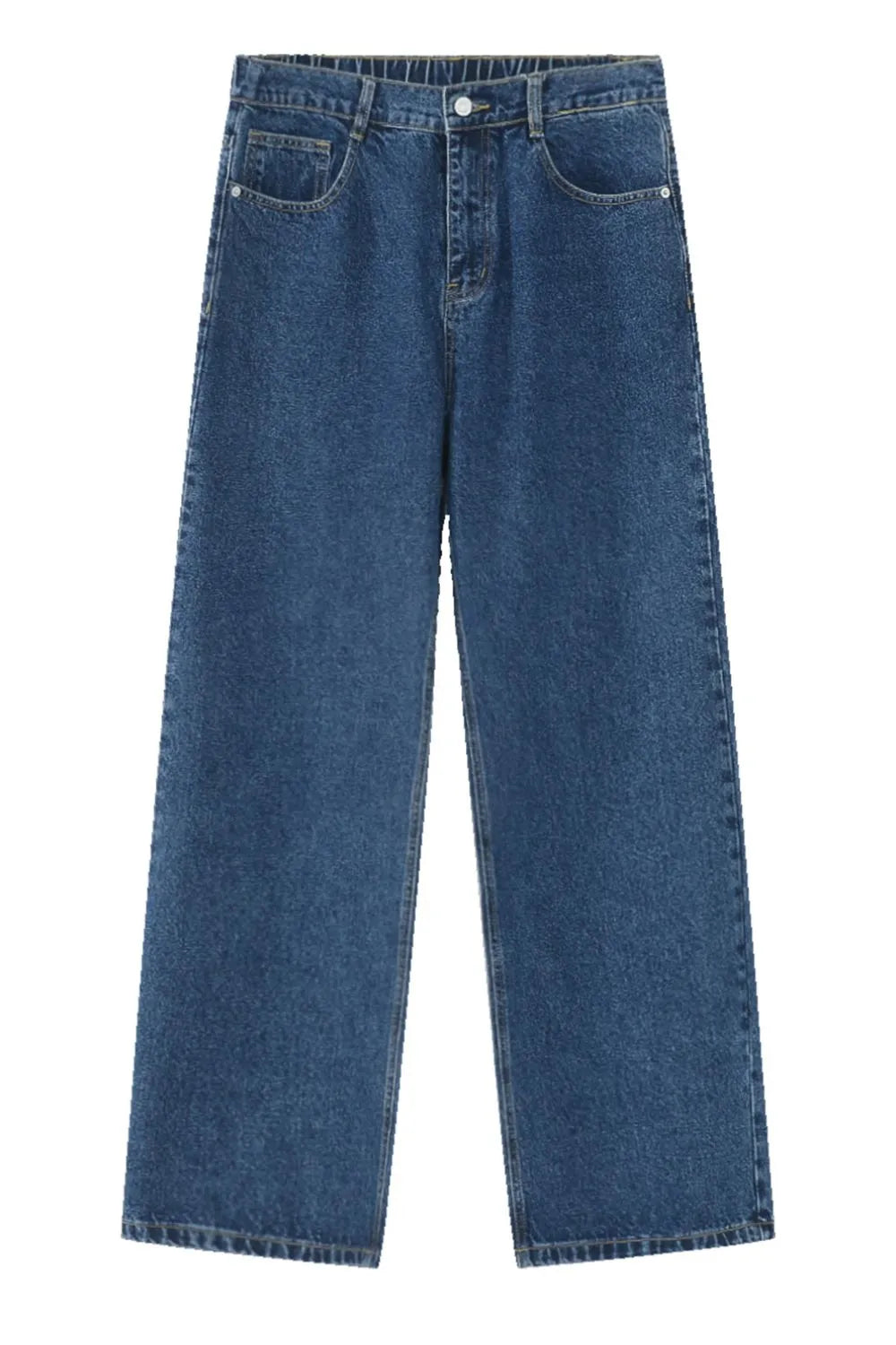 Wide Leg Jeans with Pockets CaRaUaNa Fashion
