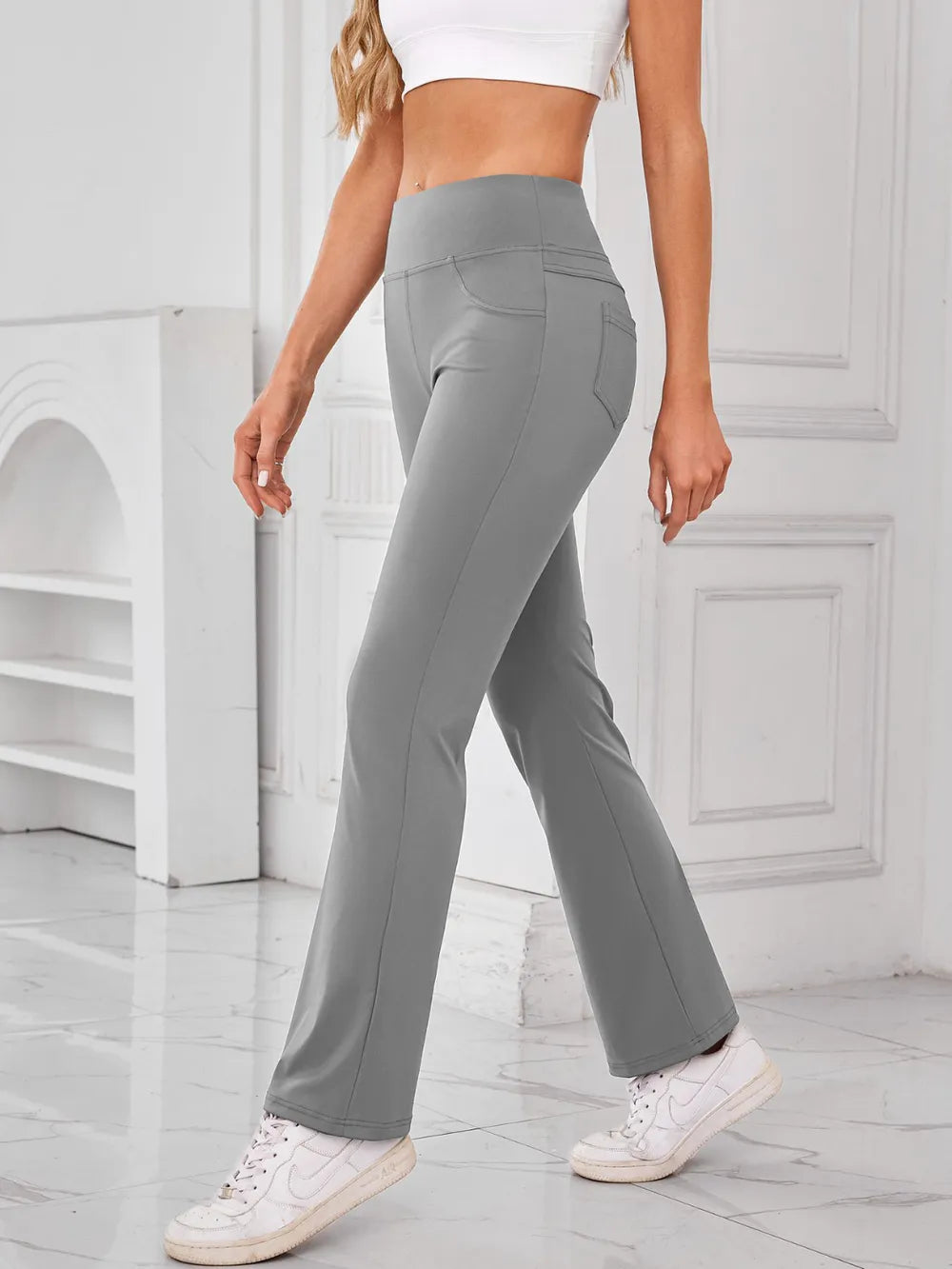 Lovelet High Waist Active Pants with Pockets Carauana Store