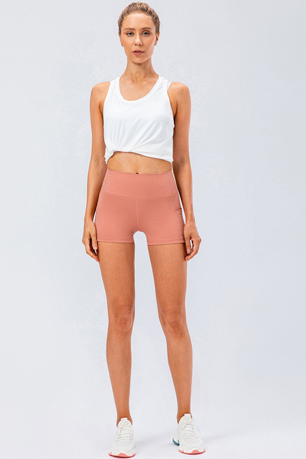 Slim Fit Wide Waistband Sports Shorts Carauana Store