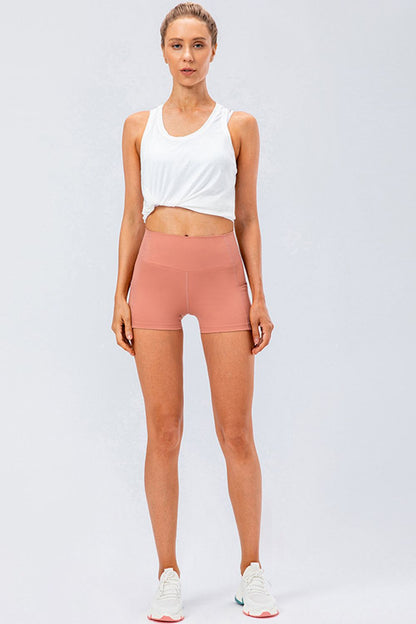 Slim Fit Wide Waistband Sports Shorts Carauana Store