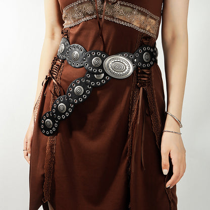 Oval PU Belt Carauana Store