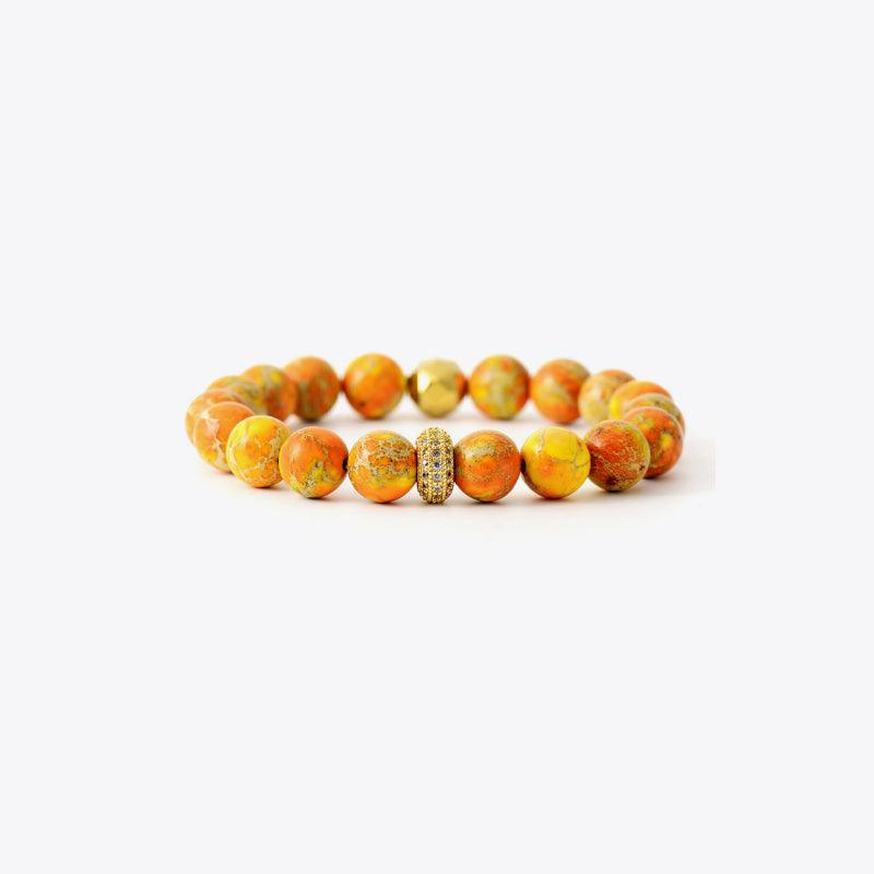 Natural Stone Beaded Bracelet