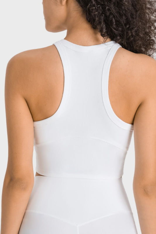 Millennia Racerback Cropped Sports Tank Carauana Store