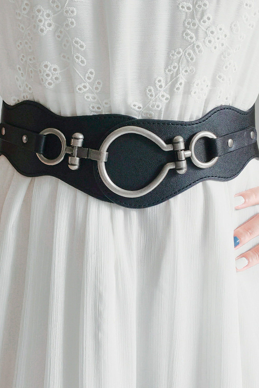 PU Leather Zinc Alloy Buckle Belt Carauana Store