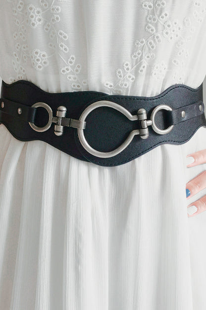 PU Leather Zinc Alloy Buckle Belt Carauana Store