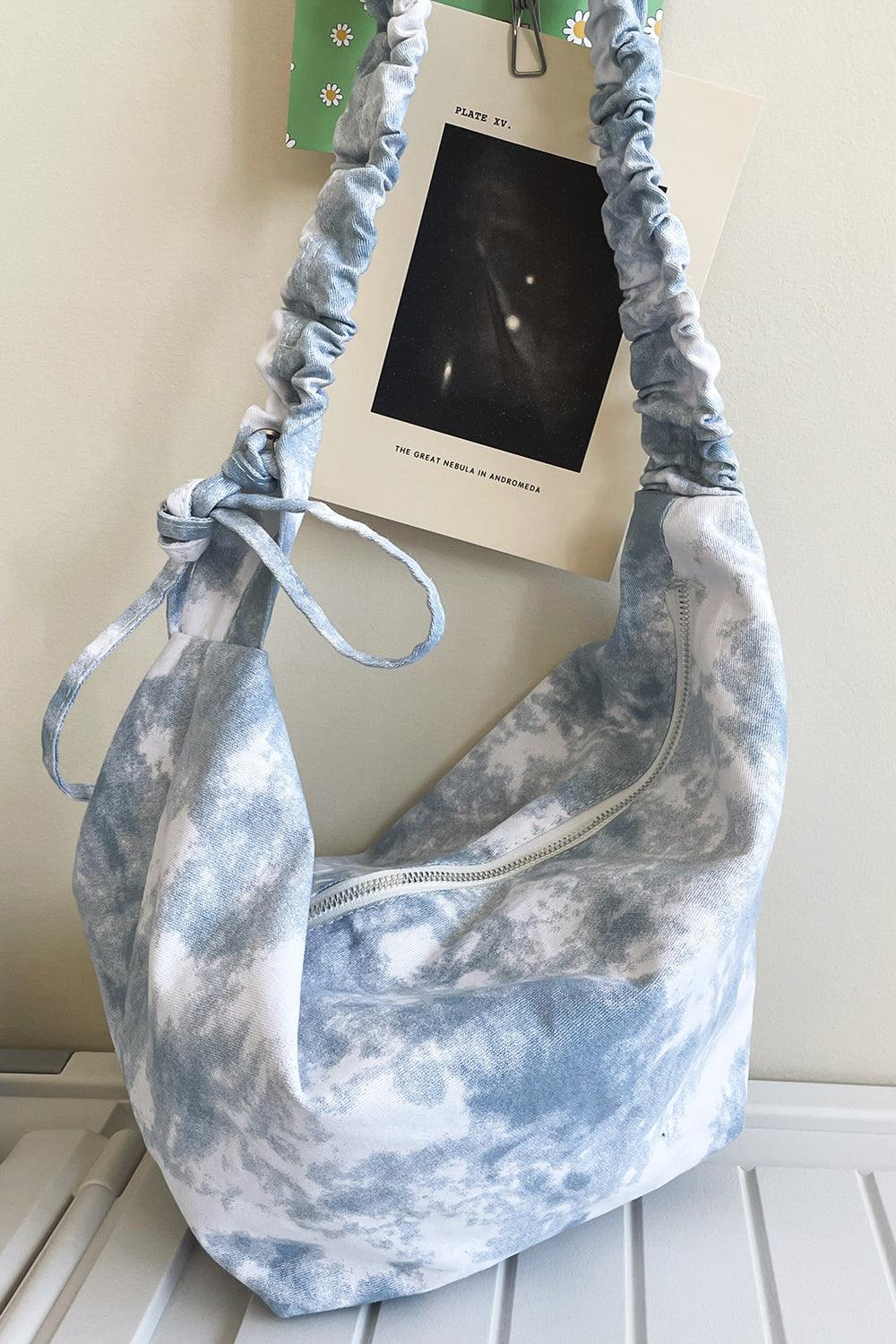 Tie-Dye Canvas Sling Bag