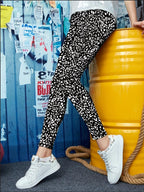 Printed High Waist Skinny Leggings Carauana Store