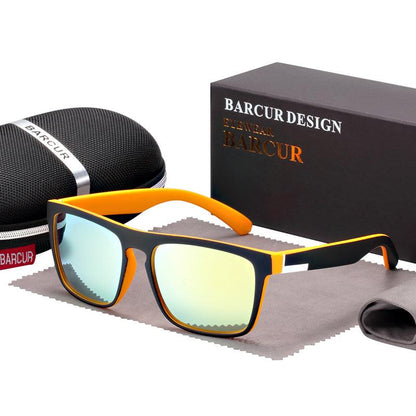 BARCUR NEW Polarized Sunglasses Men Driving Shades