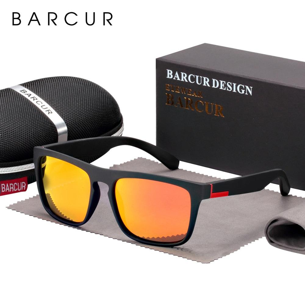 BARCUR NEW Polarized Sunglasses Men Driving Shades