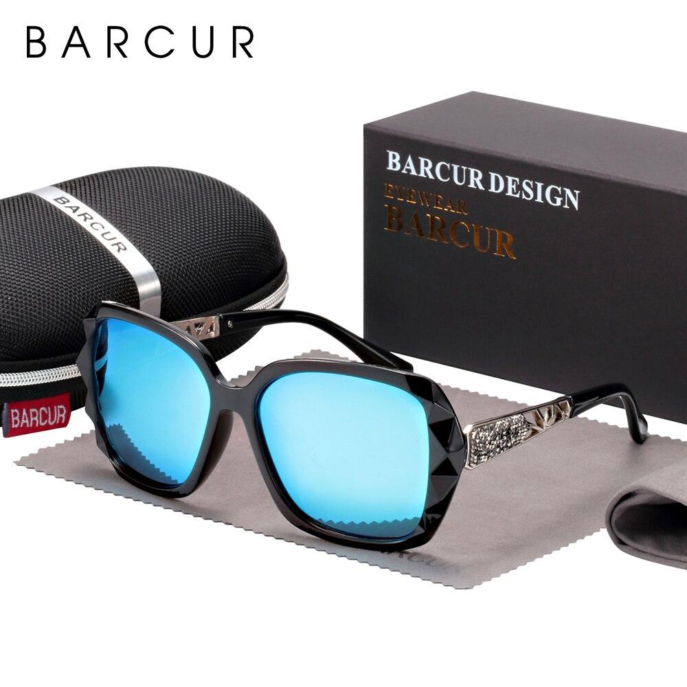 BARCUR Polarized Sunglasses UV400 Lady Fashion Gradient