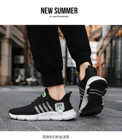 CARAUANA Zapatos Unisex Athletic Walking Shoes - Breathable Lace-Up Mesh, Various Colors & Plus Sizes Carauana Store