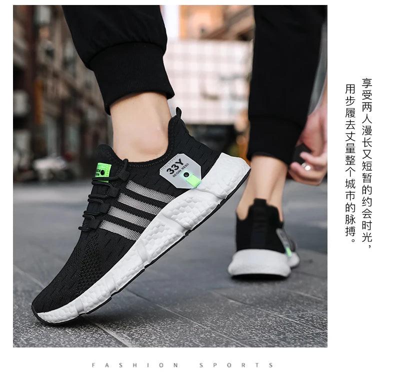 CARAUANA Zapatos Unisex Athletic Walking Shoes - Breathable Lace-Up Mesh, Various Colors & Plus Sizes Carauana Store