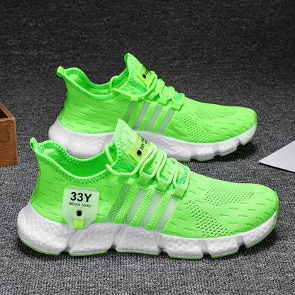 CARAUANA Zapatos Unisex Athletic Walking Shoes - Breathable Lace-Up Mesh, Various Colors & Plus Sizes Carauana Store
