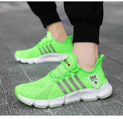 CARAUANA Zapatos Unisex Athletic Walking Shoes - Breathable Lace-Up Mesh, Various Colors & Plus Sizes Carauana Store
