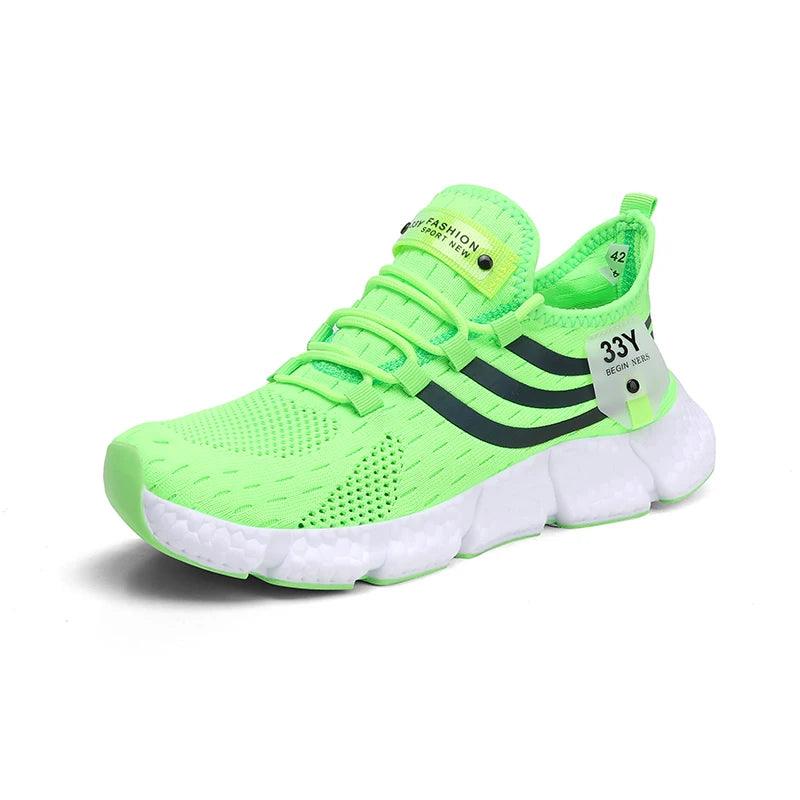 CARAUANA Zapatos Unisex Athletic Walking Shoes - Breathable Lace-Up Mesh, Various Colors & Plus Sizes Carauana Store