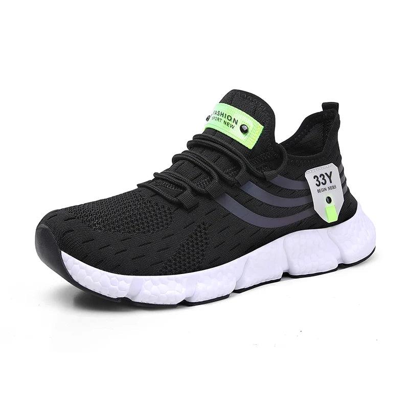 CARAUANA Zapatos Unisex Athletic Walking Shoes - Breathable Lace-Up Mesh, Various Colors & Plus Sizes Carauana Store