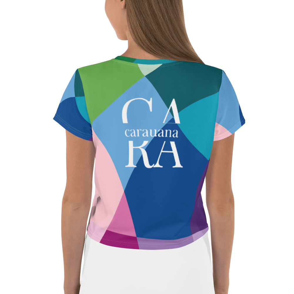 Carauana All-Over Print Crop Tee