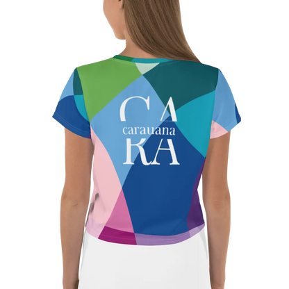 Carauana Crop Tee Blue