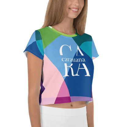 Carauana Crop Tee Blue