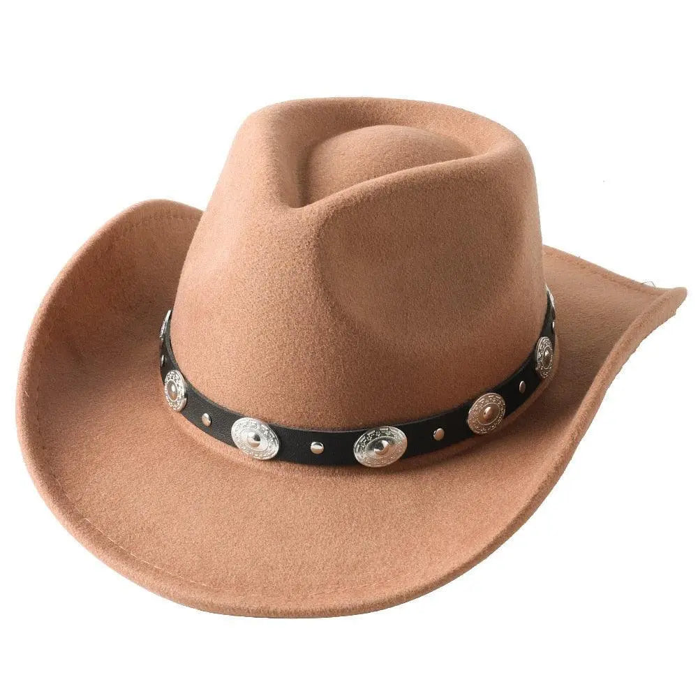 Cowboy hat monochrome felt Men and Women Carauana Store
