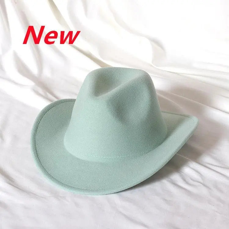 Cowboy hat monochrome felt Men and Women Carauana Store