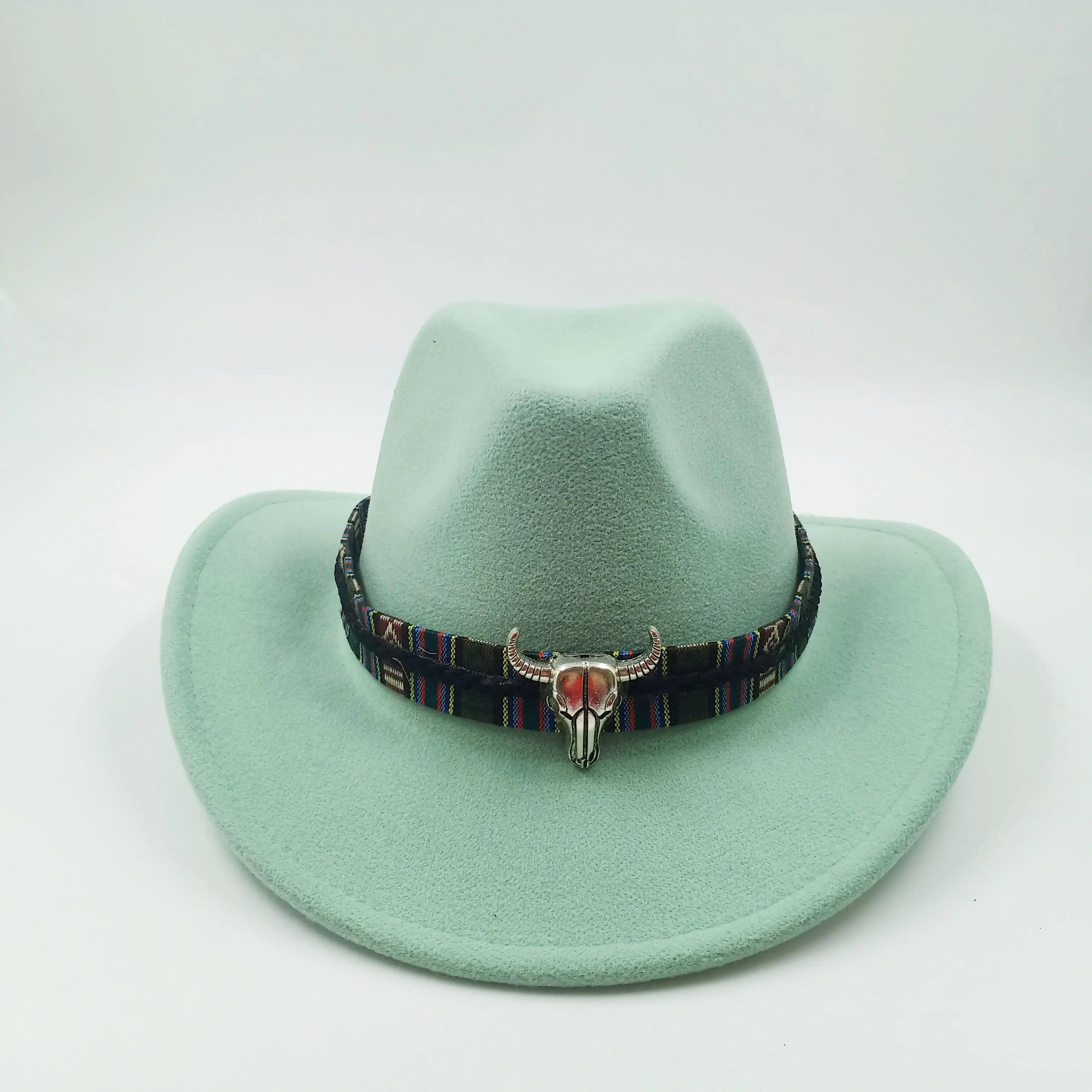 Cowboy hat monochrome felt Men and Women Carauana Store