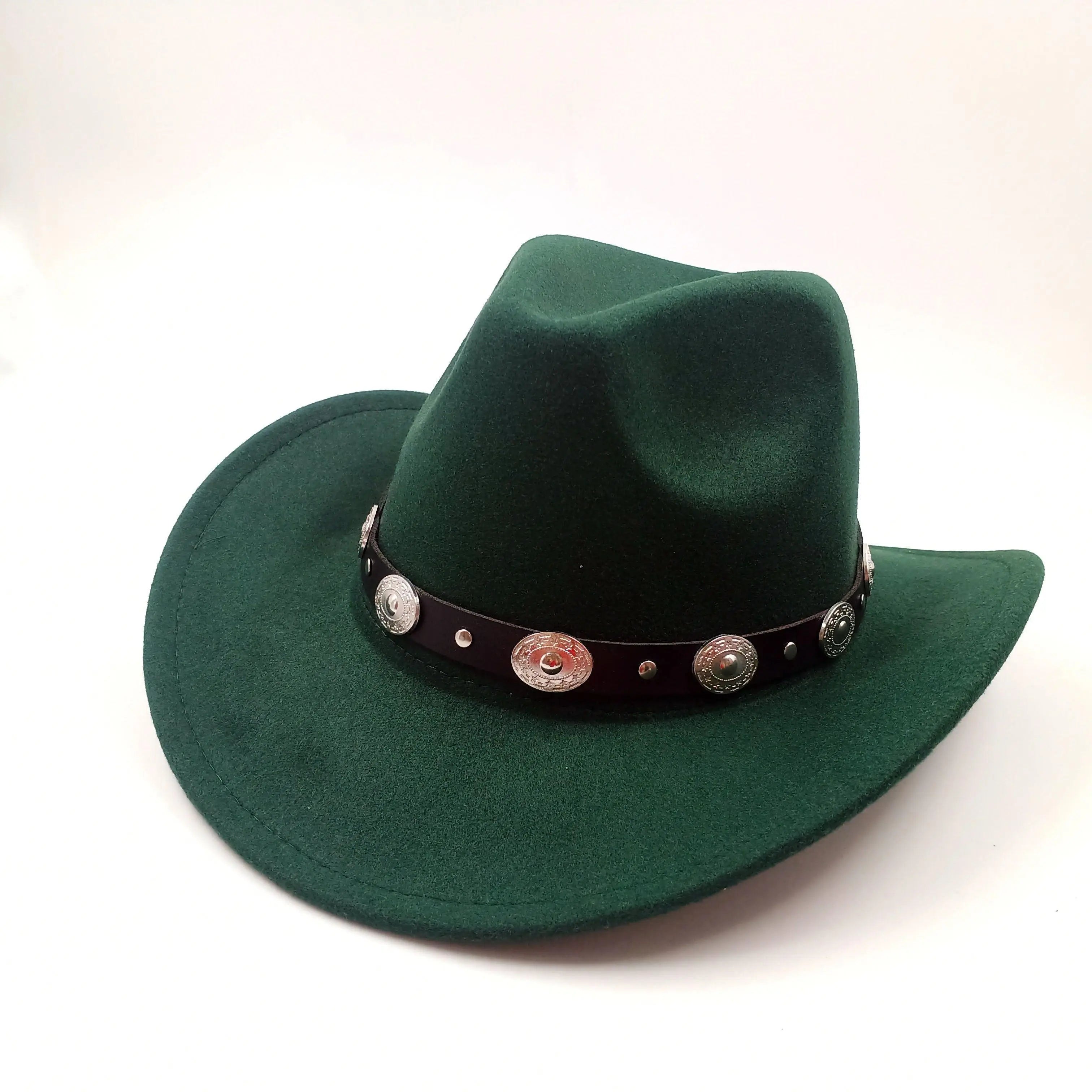 Cowboy hat monochrome felt Men and Women Carauana Store