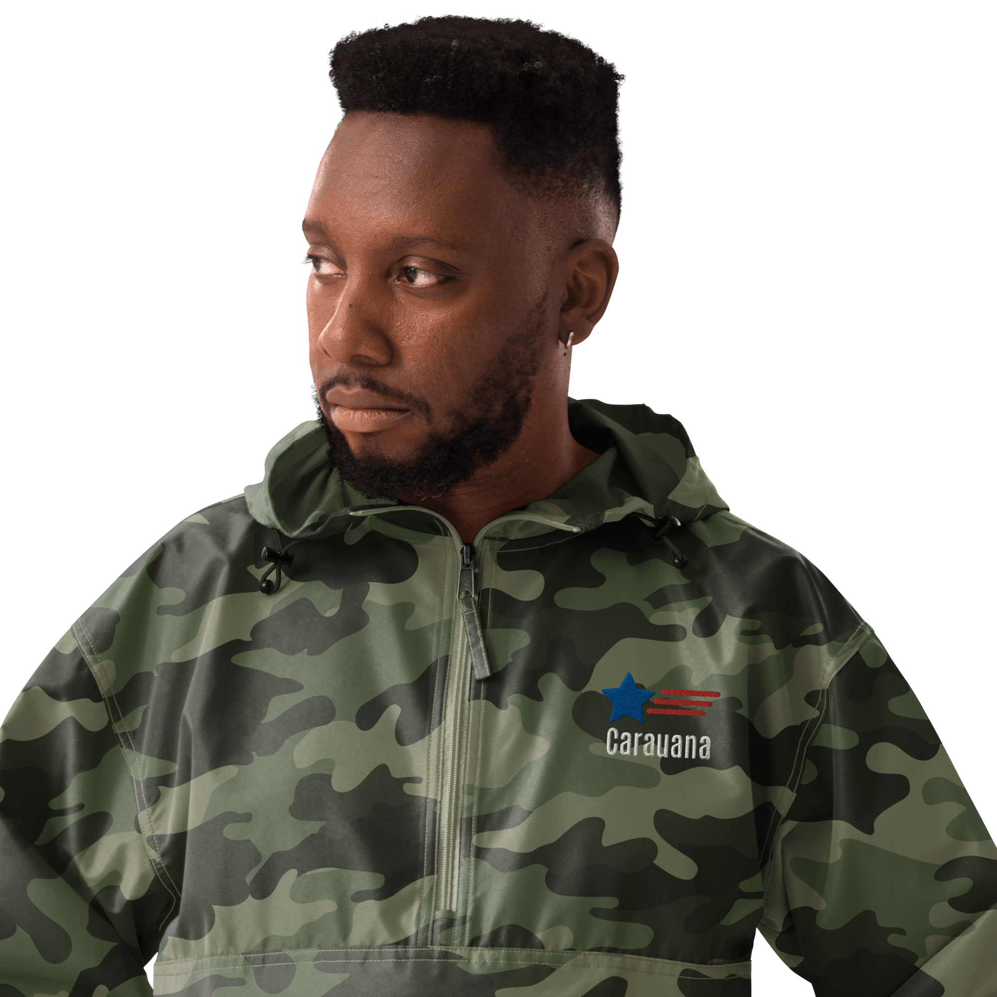 Embroidered Champion Packable Jacket Carauana Store