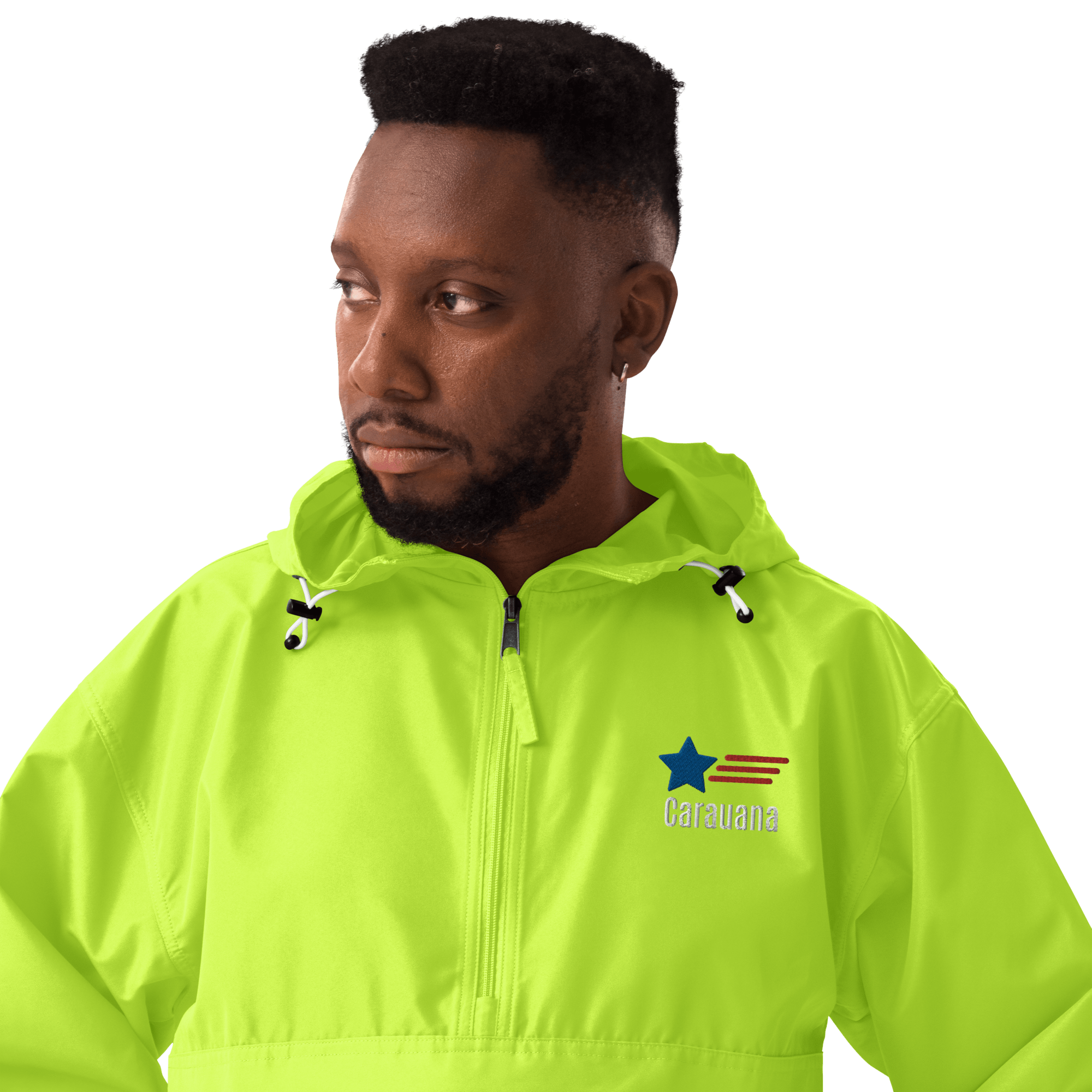 Embroidered Champion Packable Jacket Carauana Store