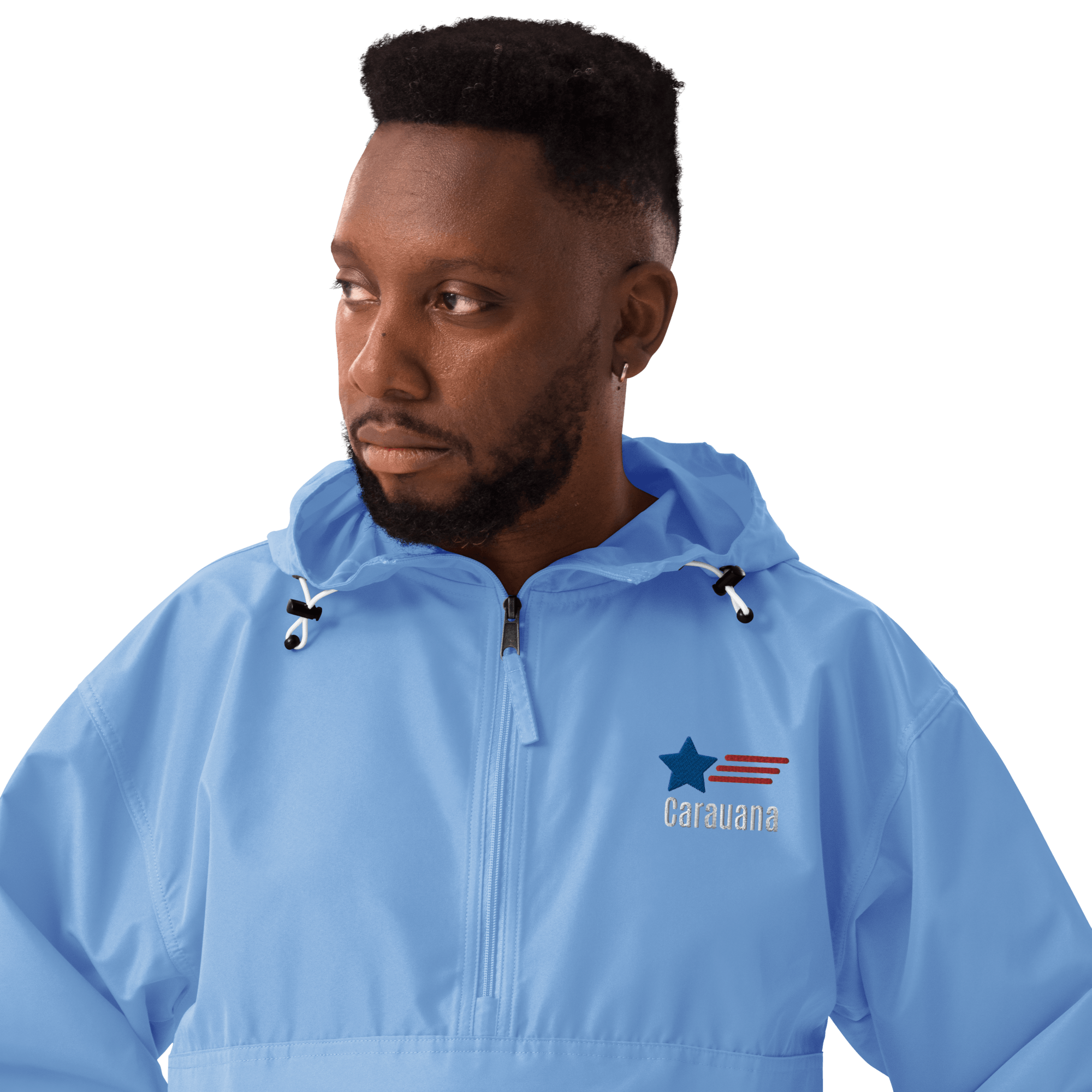 Embroidered Champion Packable Jacket Carauana Store