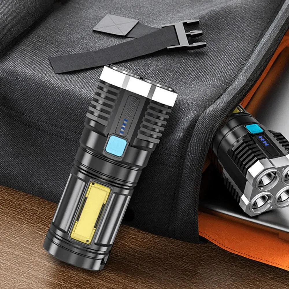 High-Performance LED Flashlight S-422 | Adventure, Camping, Hiking