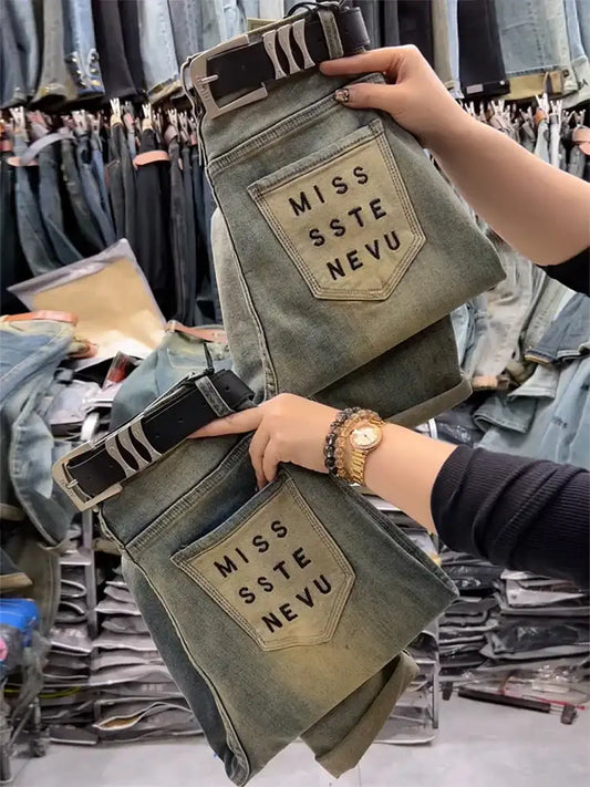 High-Waist Light Wash Loose Harem Jeans for Women 4XL CaRaUaNa Fashion