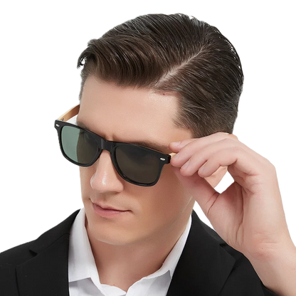 Stylish adult wearing CaRaUaNa Fashion sunglasses with a luxurious Look