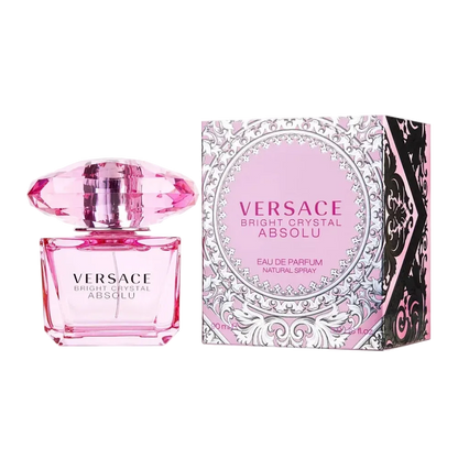 Versace Bright Crystal Absolu perfume bottle and packaging
