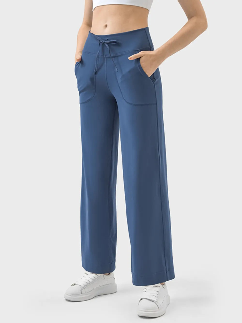 Millennia Drawstring Active Pants with Pockets Carauana Store