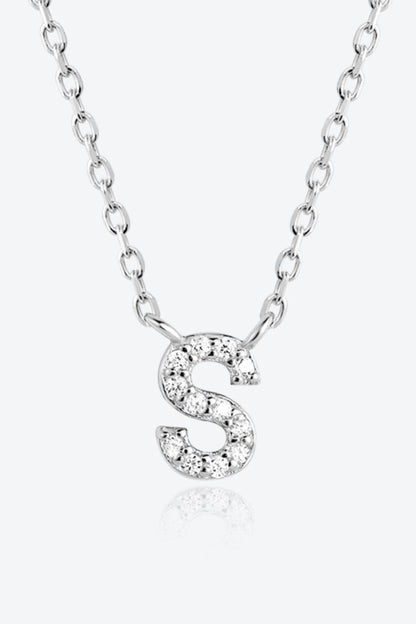 Q To U Zircon 925 Sterling Silver Necklace