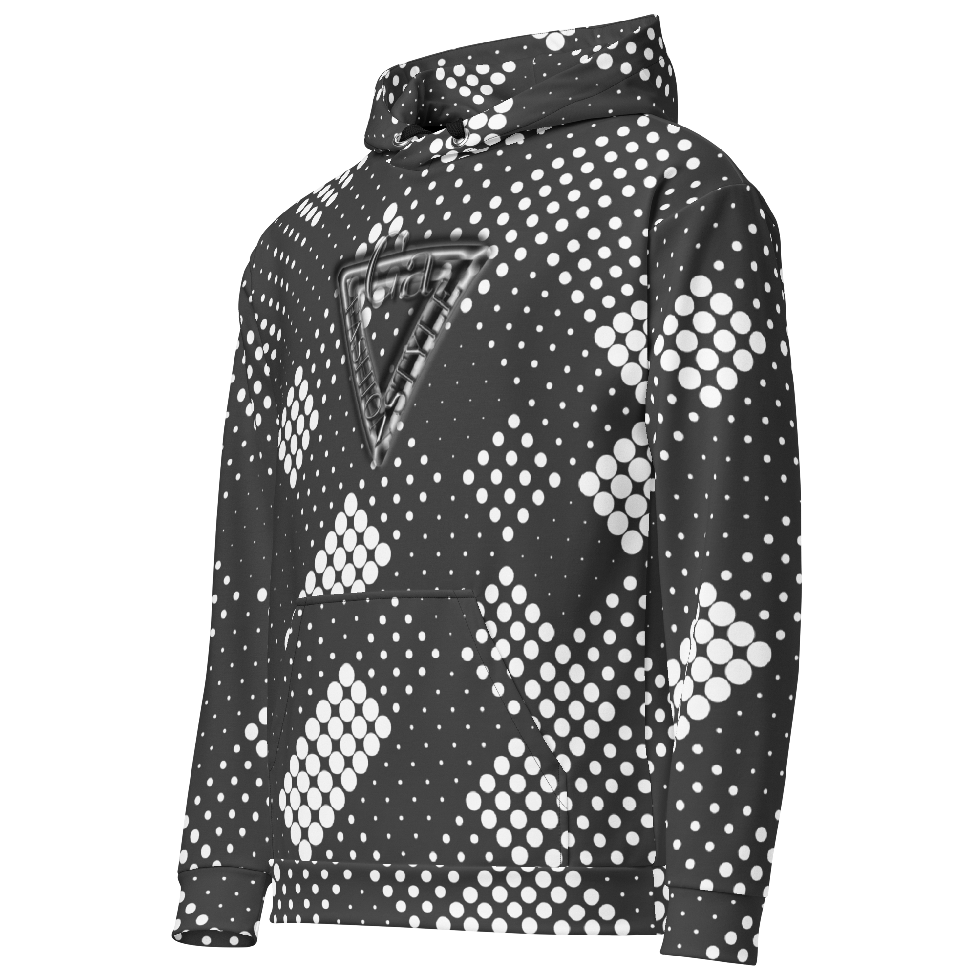 CaRaUaNa Unisex Hoodie Grey white - CaRaUaNa Fashion