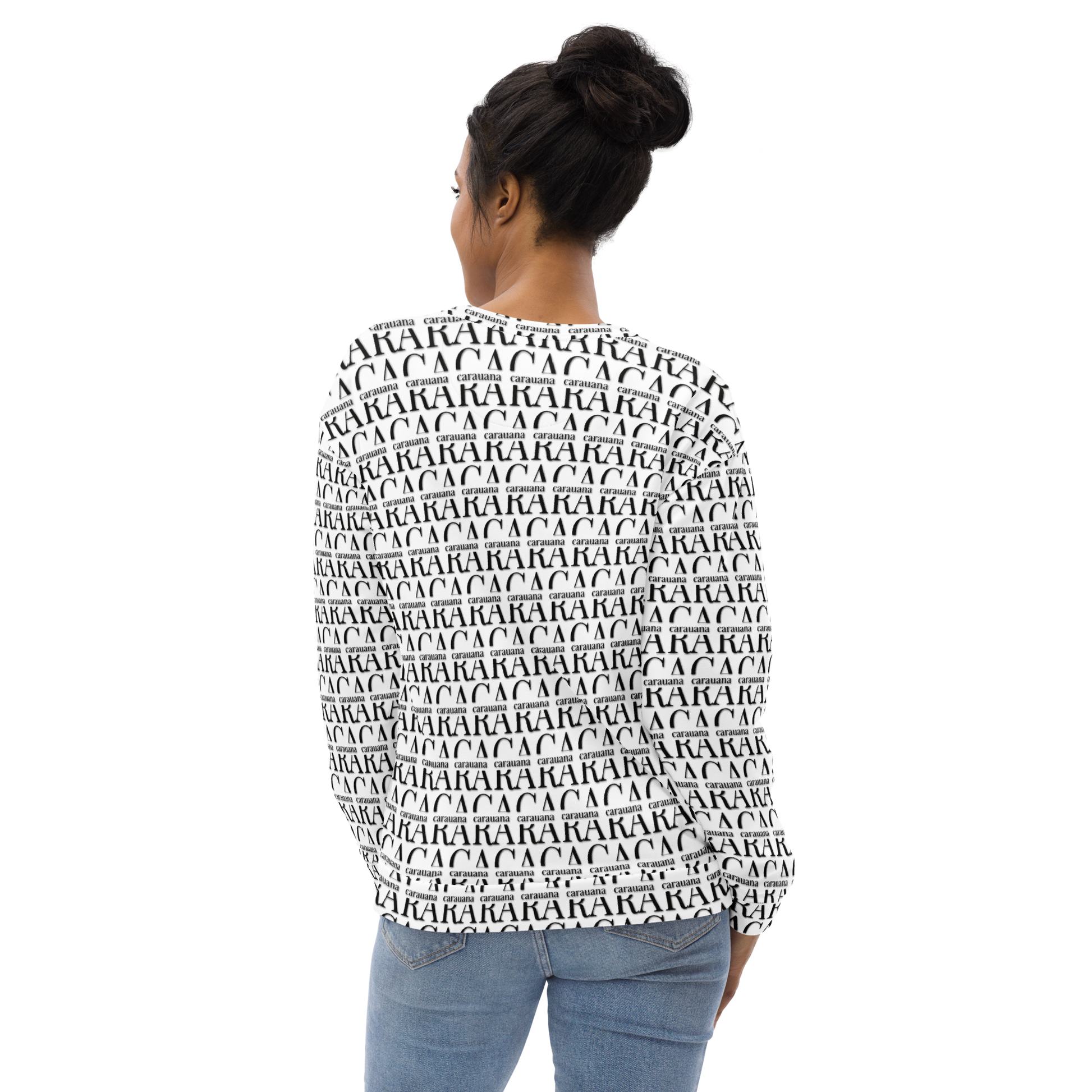 Premium Sweatshirt CaRaUaNa Unisex Black Logo
