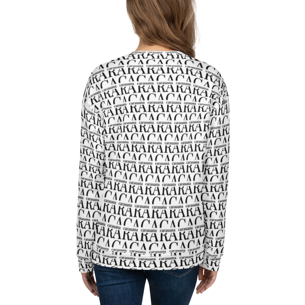 Premium Sweatshirt CaRaUaNa Unisex Black Logo